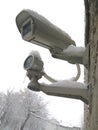 Outdoor CCTV camera surveilance