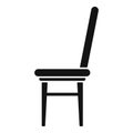 Outdoor chair icon simple vector. Picnic home furniture