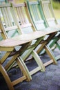 Outdoor Chairs Royalty Free Stock Photo