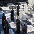 Outdoor chess Royalty Free Stock Photo