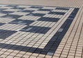 Outdoor Chess Board Detail Royalty Free Stock Photo