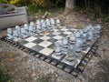 Outdoor Chess Royalty Free Stock Photo