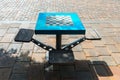 Outdoor Chess Table Royalty Free Stock Photo