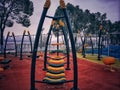 outdoor children playground Royalty Free Stock Photo