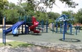 Outdoor Childrens Playground Royalty Free Stock Photo