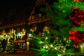 Outdoor Christmas decoration in Strasbourg, France Royalty Free Stock Photo