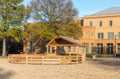 Outdoor Christmas Nativity Scene on Hospital Campus