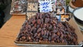 Outdoor City Fruit and Dried Herb Market in Jordan