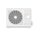 Outdoor conditioner fan icon, flat style Royalty Free Stock Photo