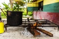 Outdoor Cooking Royalty Free Stock Photo