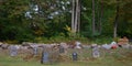 Outdoor Country Halloween Decorations Panorama