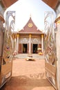 Outdoor design temple in thailand
