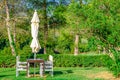 Outdoor Dining Area Royalty Free Stock Photo