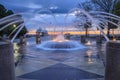 Outdoor Fountain Waterfront Park Charleston South Carolina Royalty Free Stock Photo