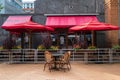 Outdoor French Bistro in Reston, Virginia Royalty Free Stock Photo