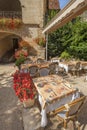 Outdoor French restaurant Royalty Free Stock Photo