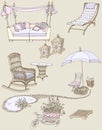 Outdoor furniture leisure color
