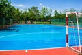 Outdoor futsal court Royalty Free Stock Photo