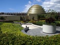 Outdoor garden and architectural design of the City of Dreams Manila Royalty Free Stock Photo