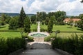 Palace Brukenthal Gardens Royalty Free Stock Photo