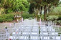 Outdoor garden style wedding