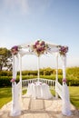 Gazebo Wedding alter Royalty Free Stock Photo