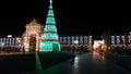 Outdoor giant christmas tree