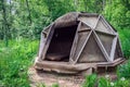 Outdoor Indian sauna inipi Royalty Free Stock Photo