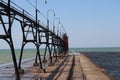 Outdoor, Lake Michigan, sand, birds, River, waves, Pier, Water, South Haven, Vacation Royalty Free Stock Photo