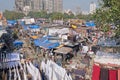 Outdoor laundry in Mumbai