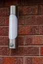 Outdoor light mounted on a wall Royalty Free Stock Photo