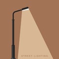 Outdoor lighting banner Royalty Free Stock Photo