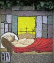 Mosaic - Fourteenth Station of the Cross Ballina County Mayo Ireland 2019