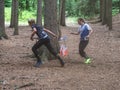 Extreme training or race competition Orienteering local race