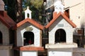 outdoor orthodox altars in chania in crete (greece)