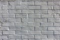 Outdoor Painted White Brick Wall Background Royalty Free Stock Photo