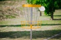 outdoor park discgolf sports game Royalty Free Stock Photo