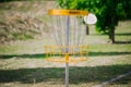 outdoor park discgolf sports game Royalty Free Stock Photo