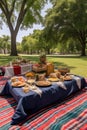 outdoor picnic setup for juneteenth celebration