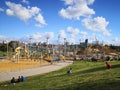 Outdoor playground in Herzliya park, Israel