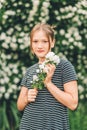 Portrait of cute little girl