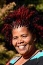 Friendly smiling South African Xhosa woman Royalty Free Stock Photo