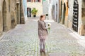 Outdoor portrait of a cute little girl Royalty Free Stock Photo