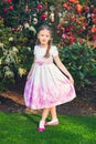 Outdoor portrait of a cute little girl Royalty Free Stock Photo