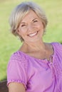 Outdoor Portrait Happy Senior Woman Royalty Free Stock Photo