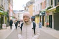 Outdoor portrait of happy 15 - 16 year old teenage girl Royalty Free Stock Photo