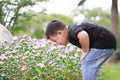 Little asian boy Royalty Free Stock Photo