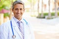 Outdoor Portrait Of Male Doctor Royalty Free Stock Photo