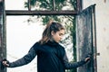 Outdoor portrait of a teenage girl Royalty Free Stock Photo