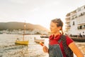 Outdoor portrait of young teenage girl Royalty Free Stock Photo